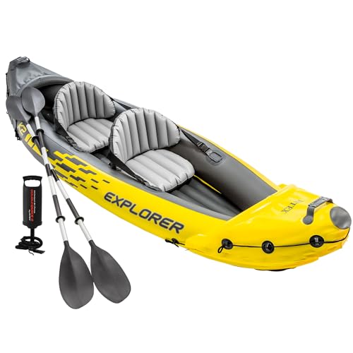 Intex set kayak explorer k2 - 2 pers (inclus rames et...